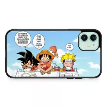 Coque Téléphone Portable Luffy « La recette d'un bon shonen Manga (Super Deformed) » – Parodie Naruto