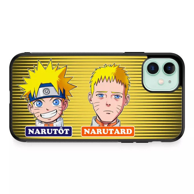 Coque pour téléphone portable iPhone 11 Parodie Naruto Narutôt... Narutard !