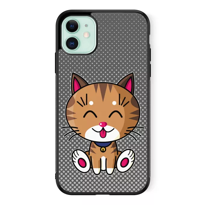 Coque pour téléphone portable iPhone 11 Parodie Kawaii Baby Cats Kawaii Baby Cat (tigré)
