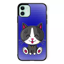 Coque Téléphone Portable « Kawaii Baby Cat (blanc et gris) » – Parodie Kawaii Baby Cats
