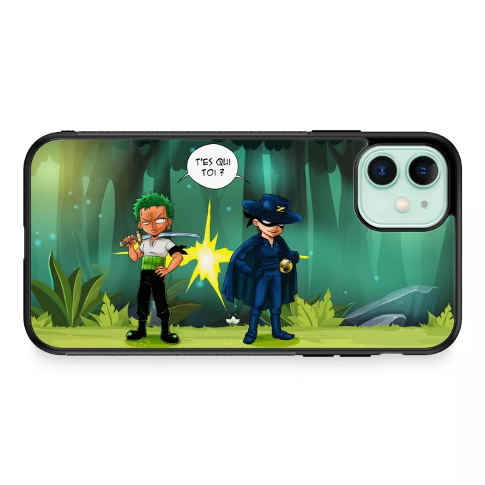 Coque pour téléphone portable iPhone 11 Parodie One Piece D'un Z qui veut dire... - Zorro Roronoa