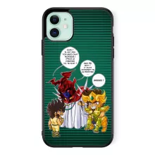 Coque Téléphone Portable Aiolia « Un gros chat sauvage en laisse ! » – Parodie Saint Seiya