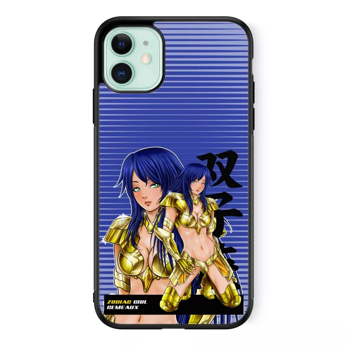 Coque pour téléphone portable iPhone 11 Parodie Cosplay Girls La sublime Mélodie née sous le signe des Gémeaux ! - Manga - Cosplay Girls