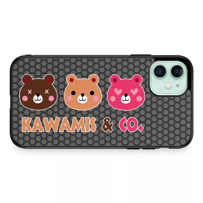 Coque pour téléphone portable iPhone 11 Parodie Kawaii Kao Kawamis and Co. Vol.1 (Pinky, Browny et Caramel) !