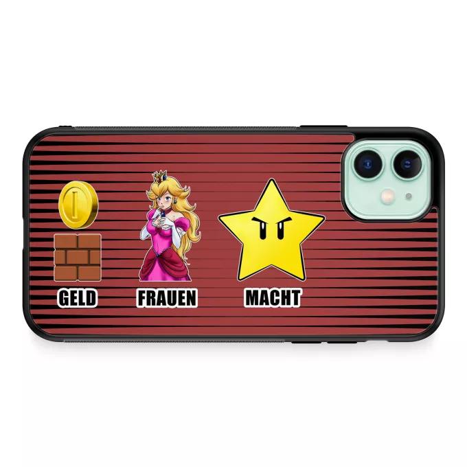 iPhone 11 Handyhülle Parodie auf Super Mario Mario