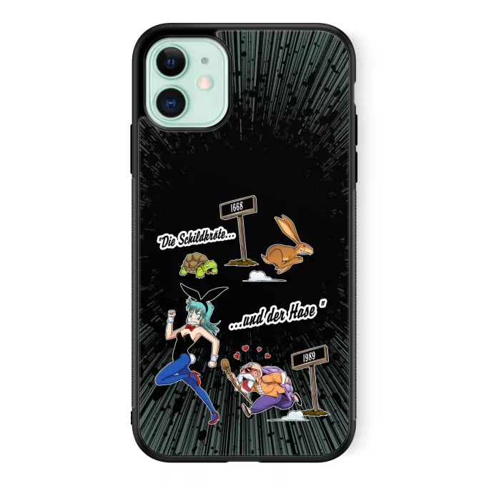 iPhone 11 Handyhülle Parodie auf Dragon Ball Bulma und Muten Roshi