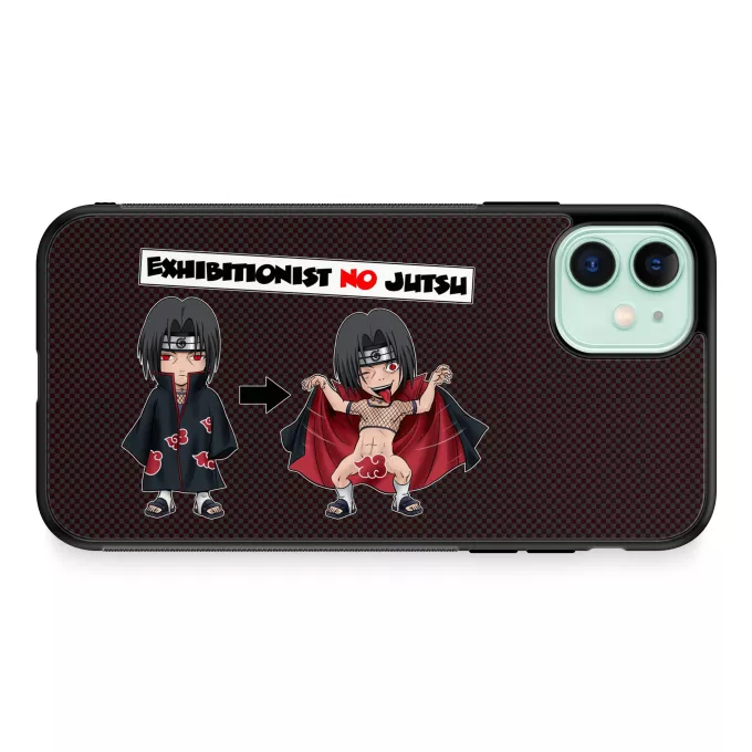 iPhone 11 Handyhülle Parodie auf Naruto Itachi Uchiwa