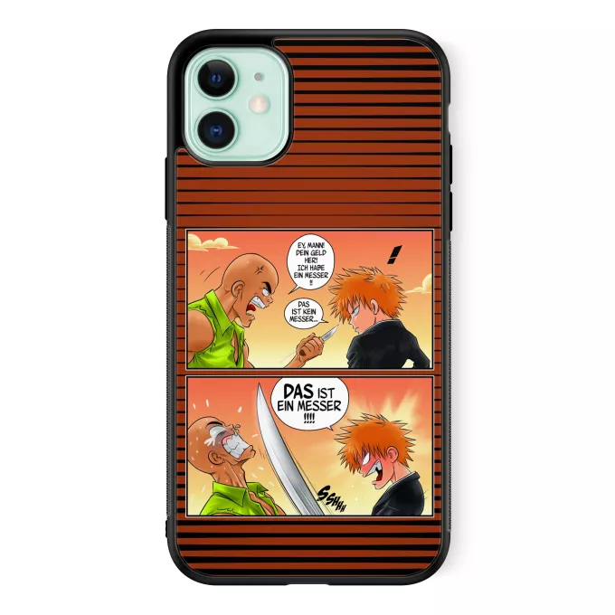 iPhone 11 Handyhülle Parodie auf Bleach Ichigo Kurosaki und Crocodile Dundee