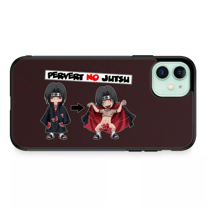 iPhone 11 Phone Case Parody of Naruto Uchiwa Itachi