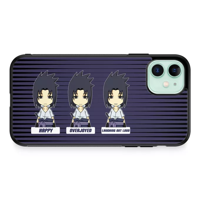 iPhone 11 Phone Case Parody of Naruto Sasuke