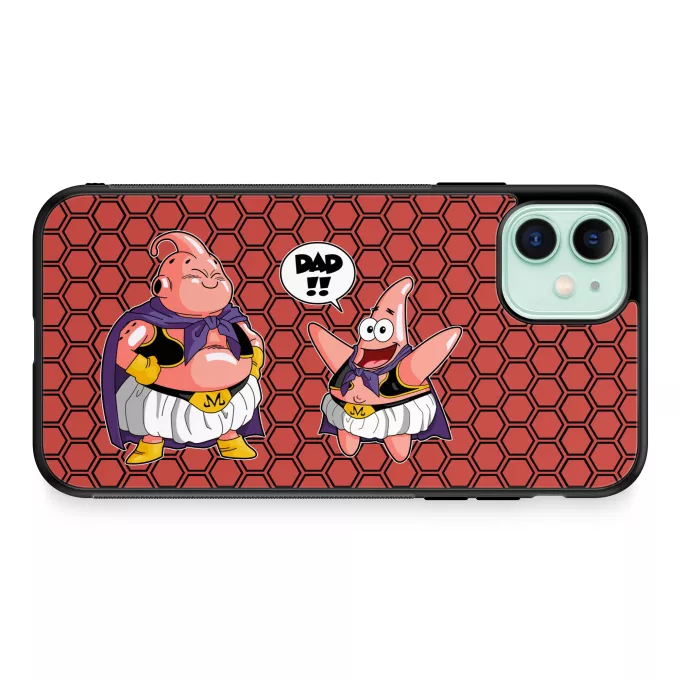 iPhone 11 Phone Case Parody of Dragon Ball Z - DBZ Majin Buu and Patrick Star
