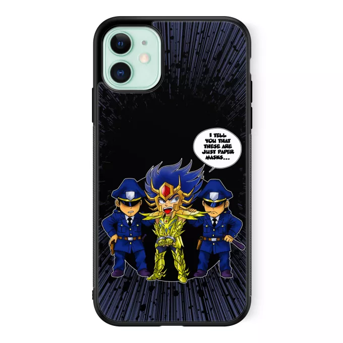 iPhone 11 Phone Case Parody of Knights of the Zodiac - Saint Seiya Cancer Deathmask