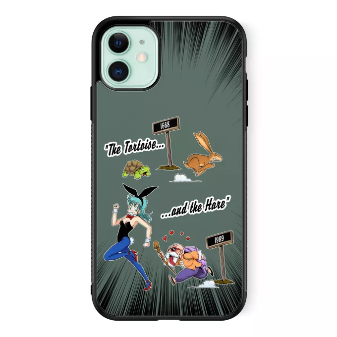 iPhone 11 Phone Case Parody of Dragon Ball Kame Sennin and Bulma