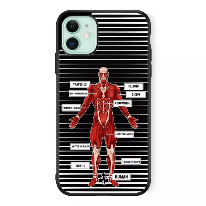 iPhone 11 Phone Case Parody of Attack on Titan The colossal Titan