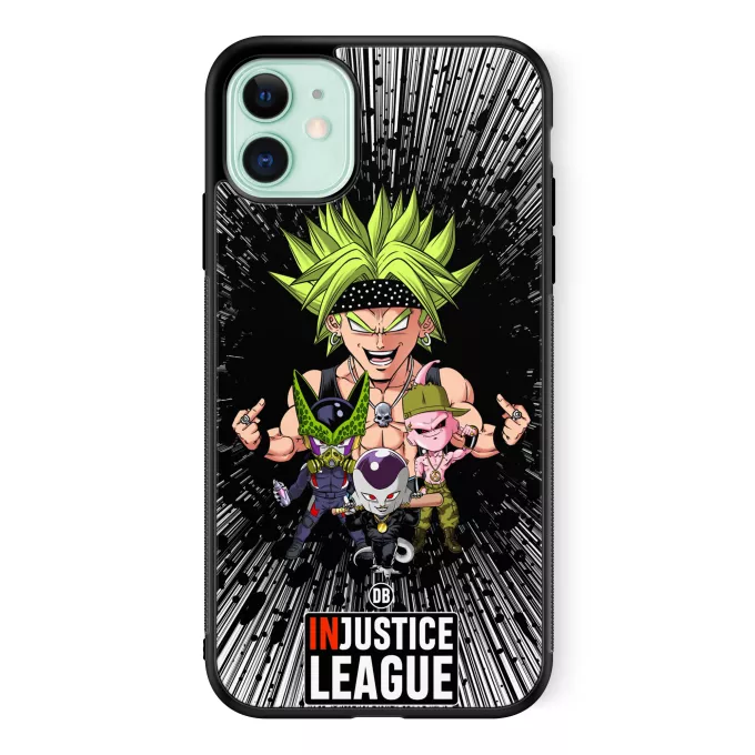 Hoesje voor iPhone 11 Parodie Dragon Ball Z - DBZ Broly, Majin Buu, Cell en Freezer