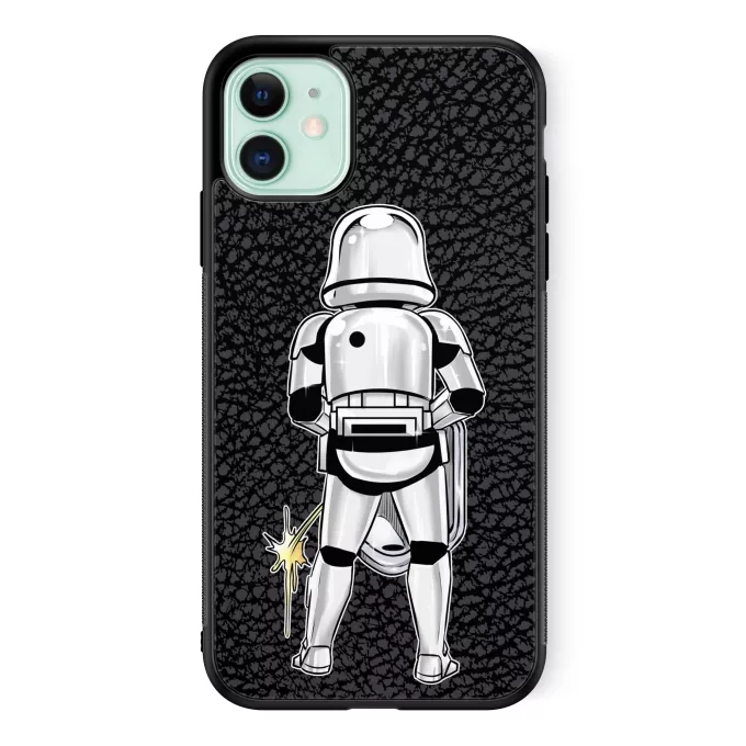 iPhone 11 Phone Case Parody of Star Wars Imperial Stormtrooper