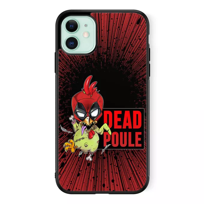 Coque pour téléphone portable iPhone 11 Parodie Deadpool Dead Poule - Deadpool ou Dead Poule
