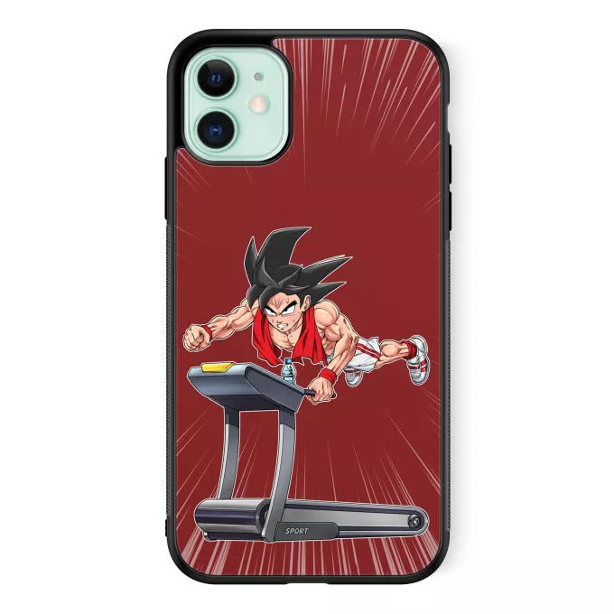 Coque pour téléphone portable iPhone 11 Parodie Dragon Ball Z - DBZ Saiyan Training ! - Sangoku