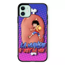 Coque Téléphone Portable Monkey D Luffy « La Viande c'est la Vie - Giga Gigot édition ! » – Parodie One Piece