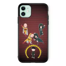 Shigeo Kageyama Handyhülle “Shigeo kageyama aka Mob, Saitama und Fubuki” – Parodie auf One-Punch Man