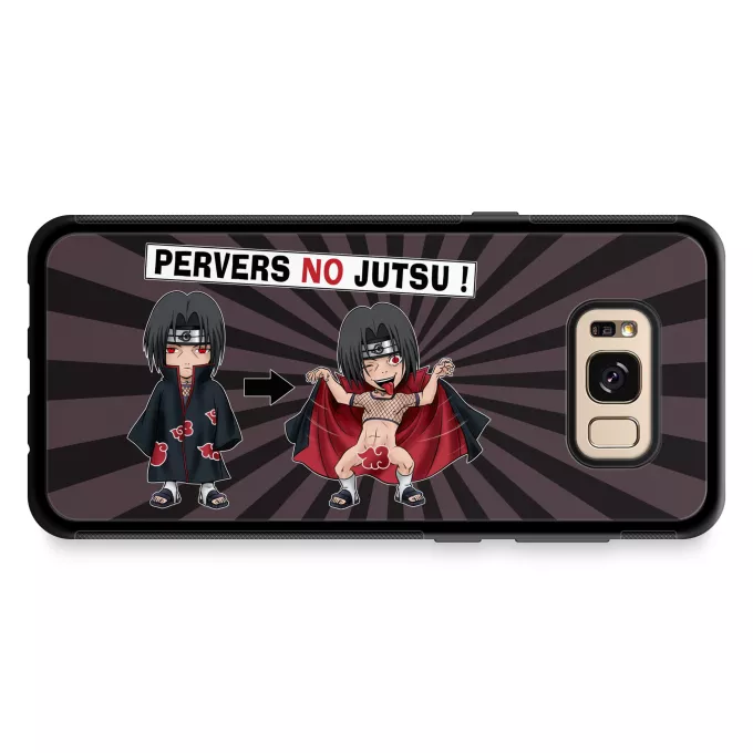 Coque pour téléphone portable Samsung Galaxy S8+ Parodie Naruto Pervers no Jutsu - Itachi Uchiwa membre de l'Akatsuki