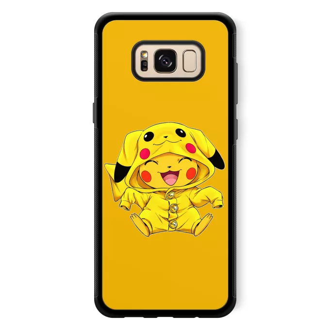 Estojo Samsung Galaxy S8+ Paródia Pokémon Pikachu