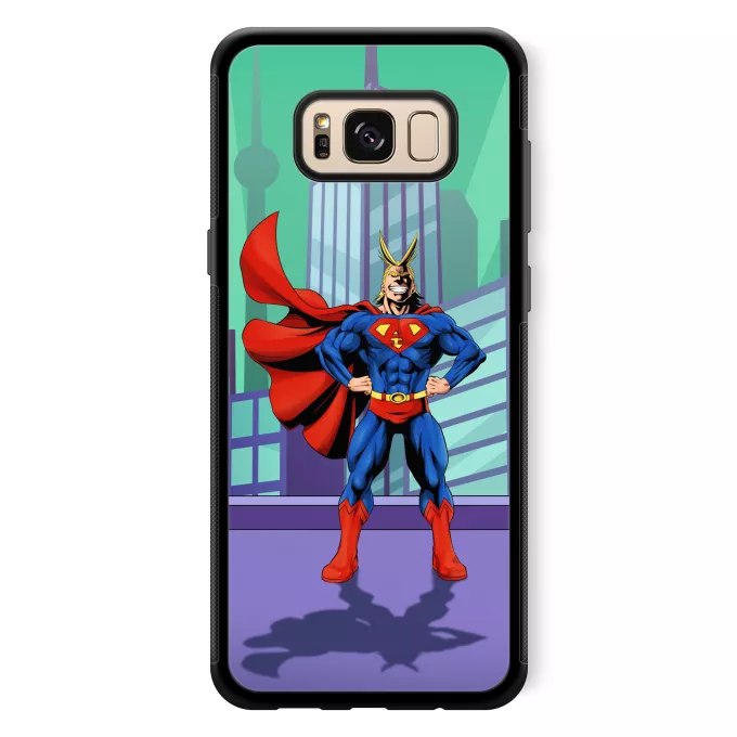 Fodral för Samsung Galaxy S8+ Parodi My Hero Academia All Might X Stålmannen
