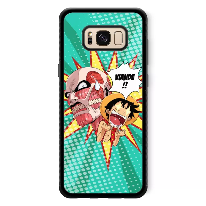 Estojo Samsung Galaxy S8+ Paródia One Piece