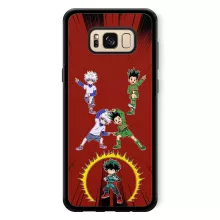 Samsung Galaxy S8+ mobiltelefonsskydd (Svart) - My Hero Academia parodi - Gon, Killua och Deku (Izuku Midoriya) - Gon, Killua och Deku (Izuku Midoriya) (Tryckt i Frankrike)