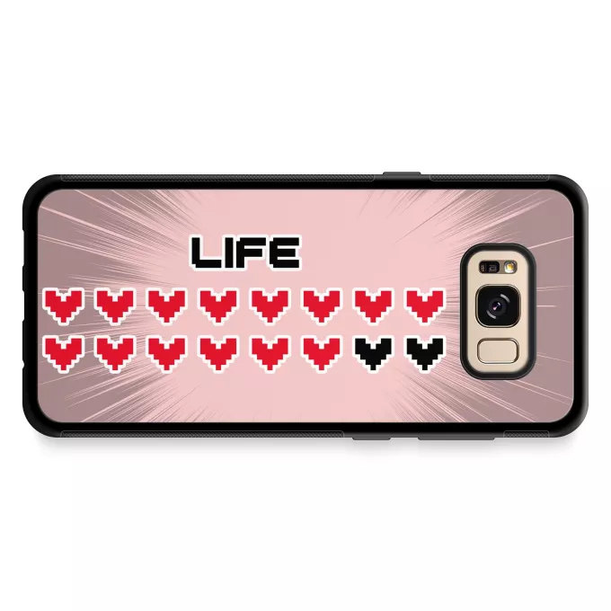 Custodia per Samsung Galaxy S8+ Paoridia videogiochi Pixel Life Pixel Design