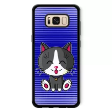 Coque Téléphone Portable « Kawaii Baby Cat (blanc et gris) » – Parodie Kawaii Baby Cats