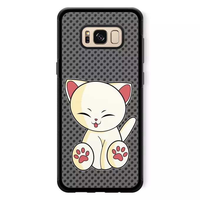Coque pour téléphone portable Samsung Galaxy S8+ Parodie Chatons Mignons Chaton Mignon Crème