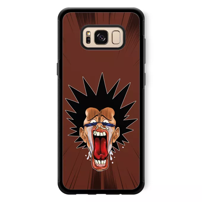 Coque pour téléphone portable Samsung Galaxy S8+ Parodie Manga Design Grimaces Baka - Les Rois de la Grimace Vol.4
