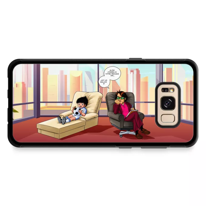 Coque pour téléphone portable Samsung Galaxy S8+ Parodie Olive et Tom - Captain Tsubasa Son meilleur ami...!? - Olivier Atone
