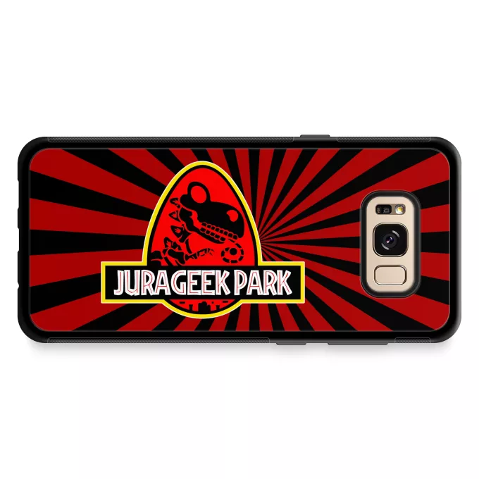 Estojo Samsung Galaxy S8+ Paródia Yoshi Yoshi e Parque Jurássico