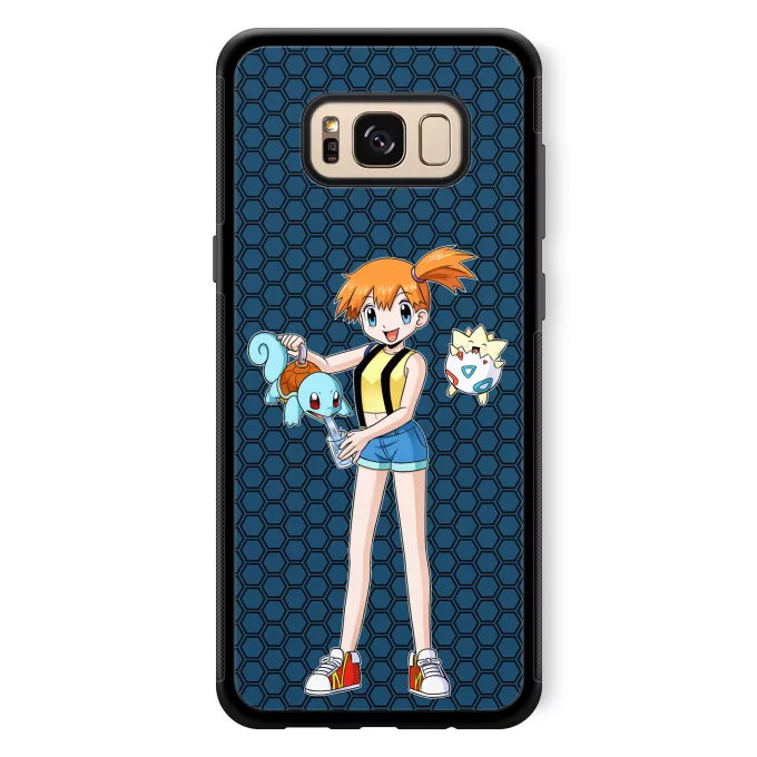 Fodral för Samsung Galaxy S8+ Parodi Pokémon Togepi, Squirtle och Misty