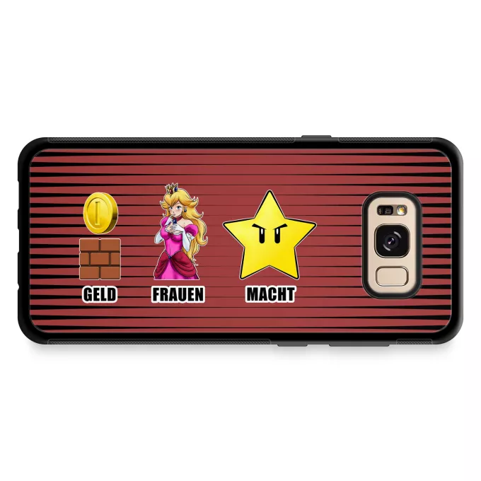 Samsung Galaxy S8+ Handyhülle Parodie auf Super Mario Mario