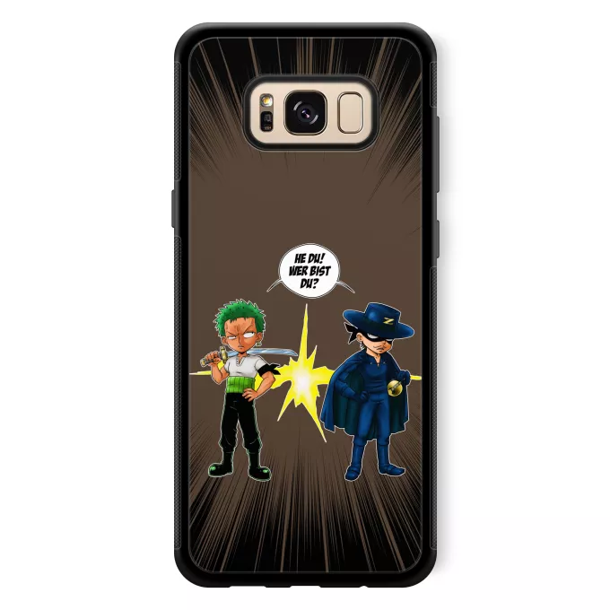 Samsung Galaxy S8+ Handyhülle Parodie auf One Piece Lorenor Zorro