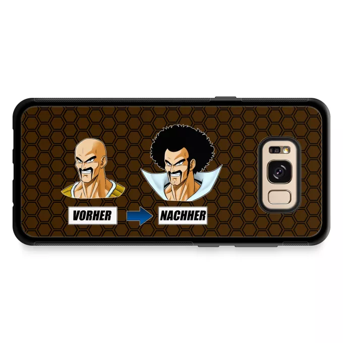 Samsung Galaxy S8+ Handyhülle Parodie auf Dragon Ball Z - DBZ Nappa und Mr Satan