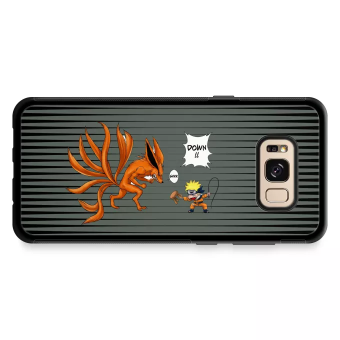 Samsung Galaxy S8+ Phone Case Parody of Naruto Naruto and Kyubi