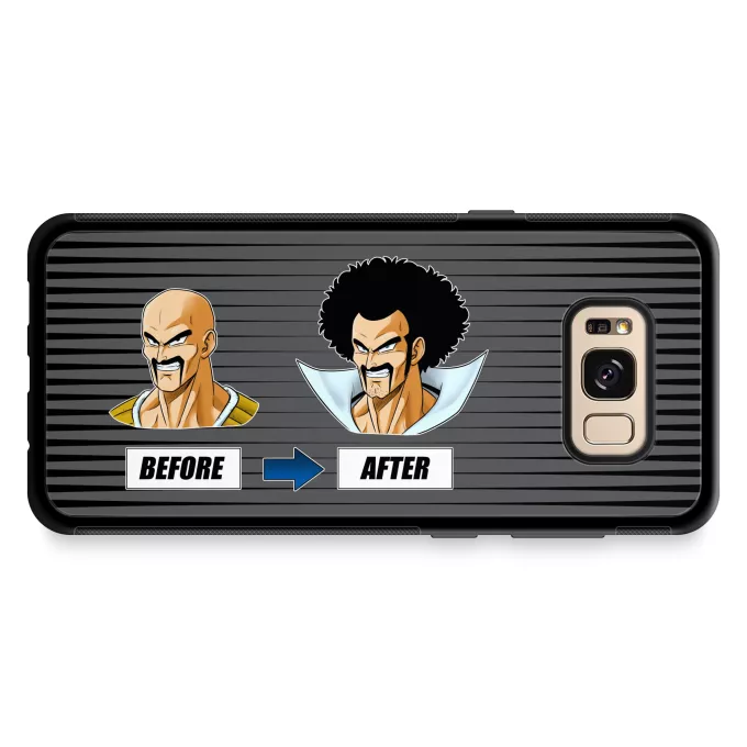 Samsung Galaxy S8+ Phone Case Parody of Dragon Ball Z - DBZ Mister Satan and Nappa