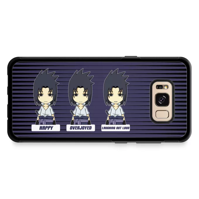 Samsung Galaxy S8+ Phone Case Parody of Naruto Sasuke