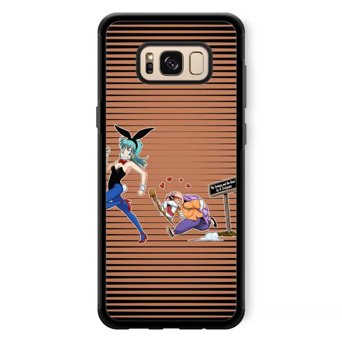 Samsung Galaxy S8+ Phone Case Parody of Dragon Ball Master Roshi and Bulma