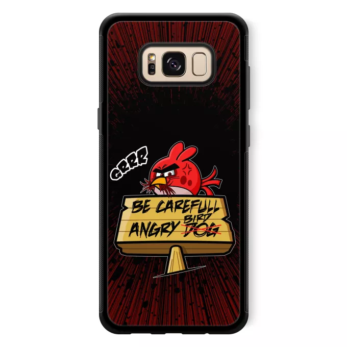 Samsung Galaxy S8+ Phone Case Parody of Angry Birds Angry Birds