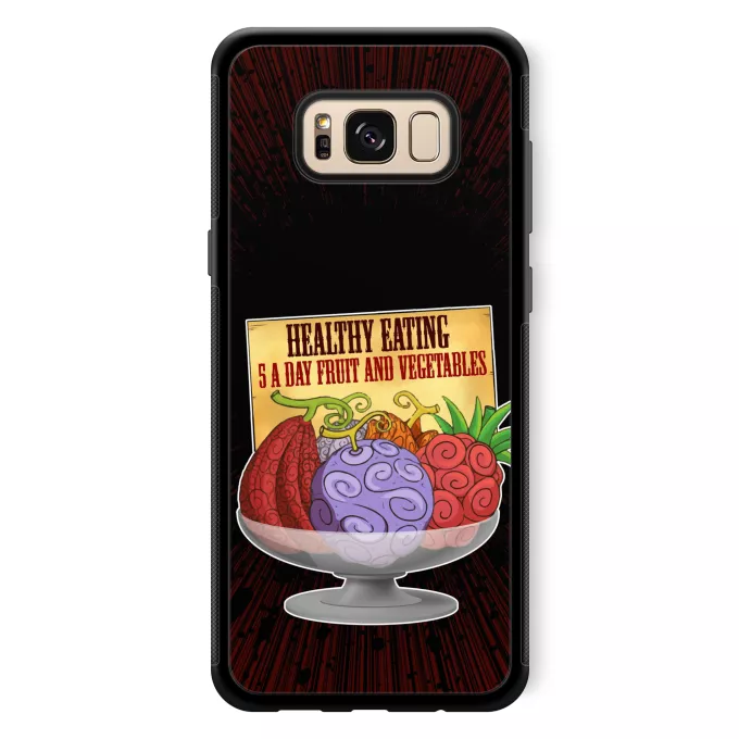 Samsung Galaxy S8+ Phone Case Parody of One Piece Devil Fruits - Gum-Gum Fruit