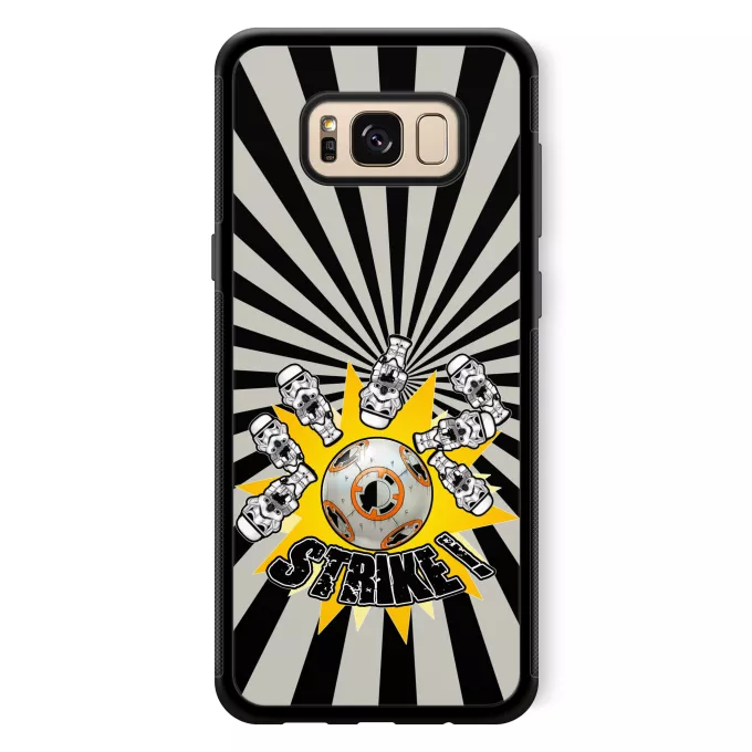 Funda para Samsung Galaxy S8+ Parodia Star Wars BB-8 y de los Stomtroopers