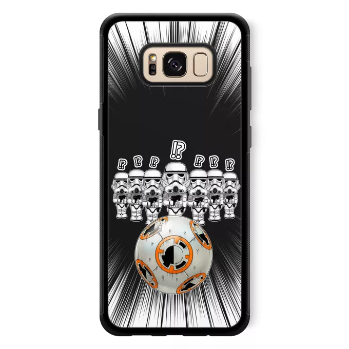 Custodia per Samsung Galaxy S8+ Paoridia Star Wars BB-8 X Stormtroopers