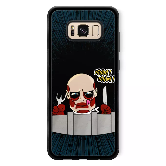 Fodral för Samsung Galaxy S8+ Parodi Attack on Titan Den kolossala Titan