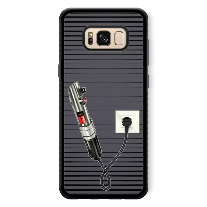 Fodral för Samsung Galaxy S8+ Parodi Stjärnornas krig Ljussabel