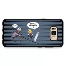 Coque Téléphone Portable Clad « Prétentieux !! » – Parodie Final Fantasy VII
